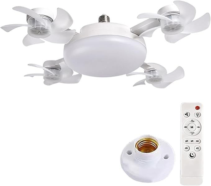 50cm Electric Fans with Light Combo