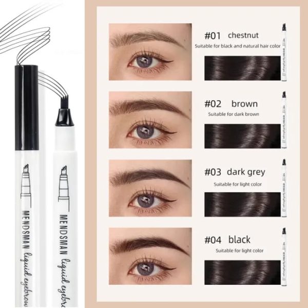 4 Tip Waterproof Eyebrow Pen