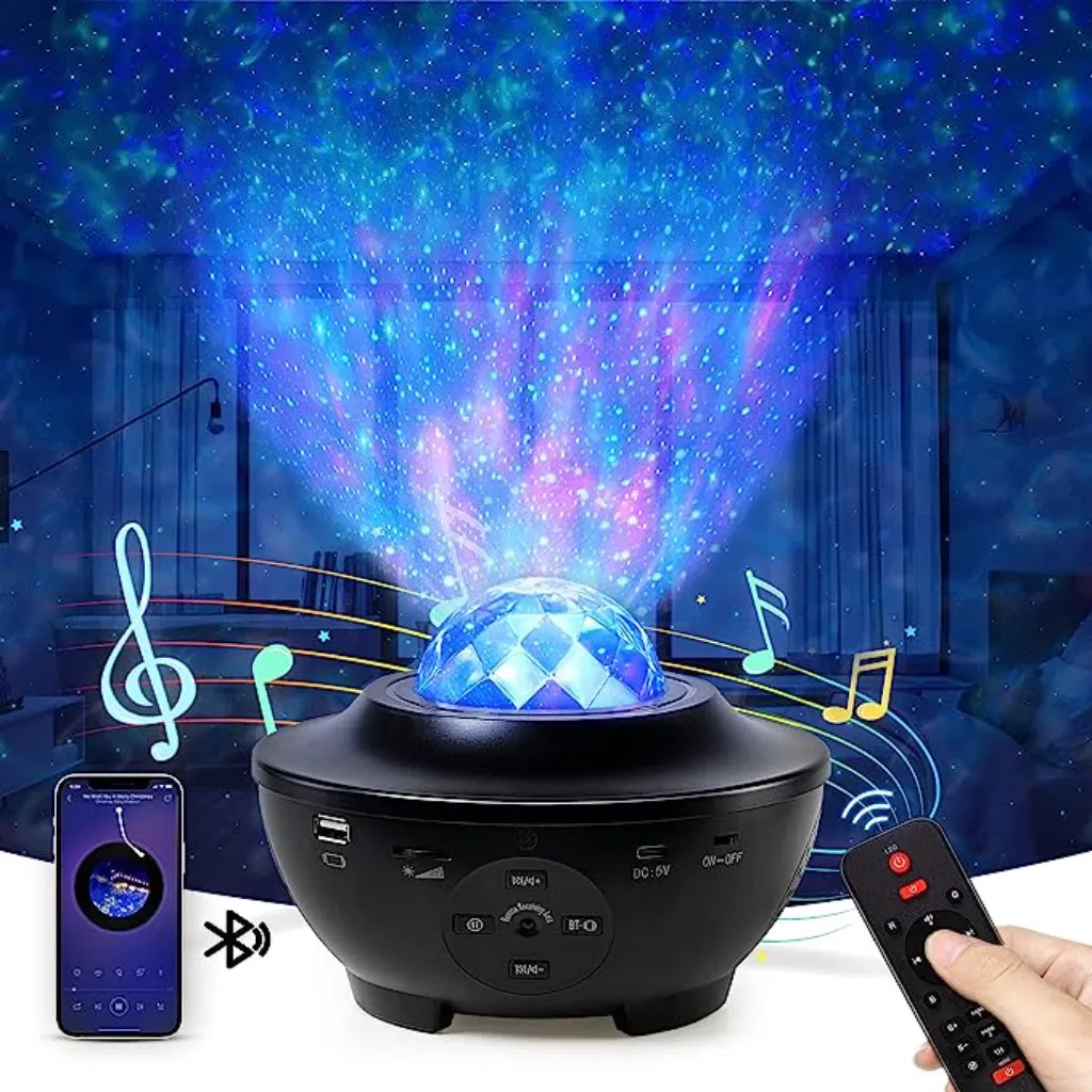 Galaxy Starry Light Projector Bluetooth Lamp with 21 Lighting Modes