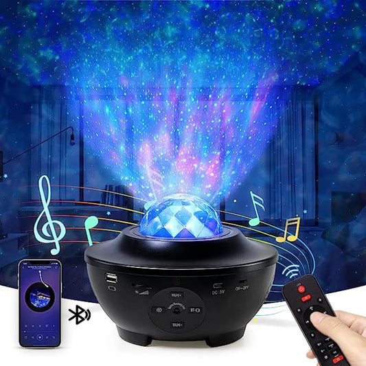 Galaxy Starry Light Projector Bluetooth Lamp with 21 Lighting Modes